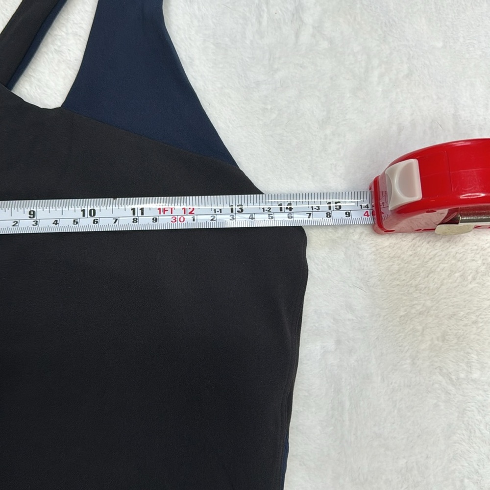 Lululemon one piece thong body suit True Navy and Black, size 8 - Picture 6 of 15